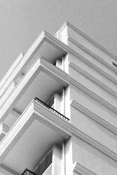 Low angle commercial building Stock Photos