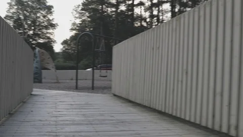 Low angle of decking Stock Footage 90462676