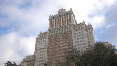 Low angle of Edificio Espana Vidéo 87403189