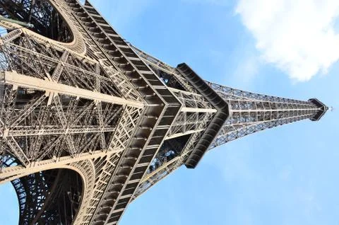 Low angle of Eiffel Tower 写真素材