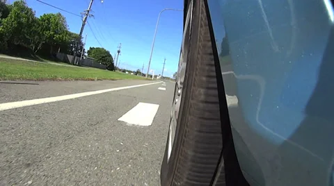 Low Angle Highway Driving Shot 스톡 동영상 35894034