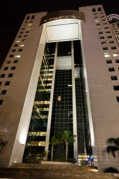 Low angle office building Stock Photos