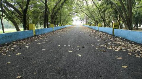 Low angle Paved road Stock Photos