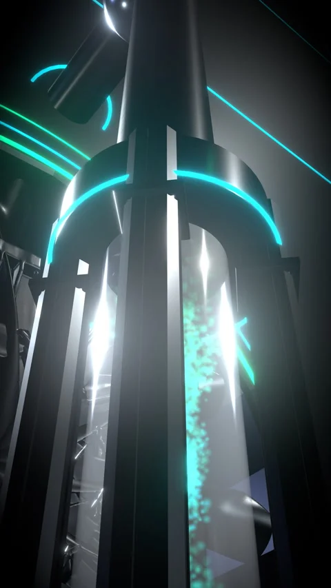 Low angle perspective emphasizing the scale of a Eco-friendly, Vertical 9:16 4K Stock Footage 337790903