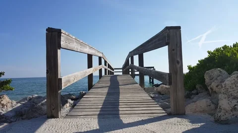 Low Angle Pier Stock-Footage 63150782
