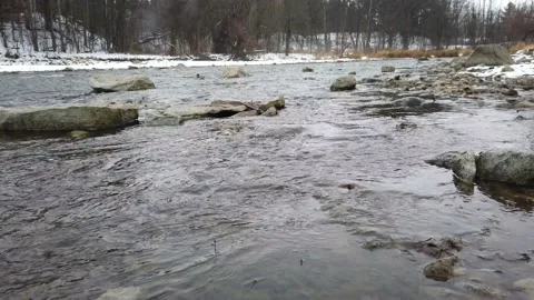 Low angle river Stock-Footage 144052758