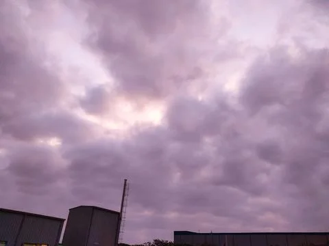 Low Angle Short Of Cloud Season Stock Photos