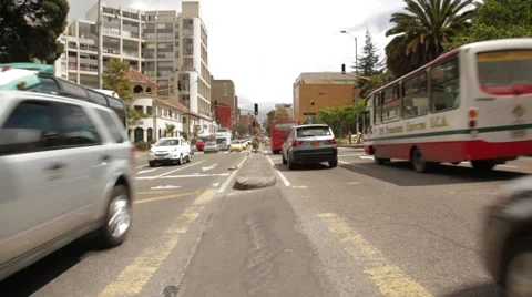 Low Angle Shot of 7th Avenue Stock Footage 42269219
