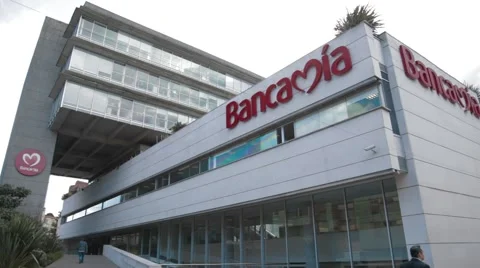 Low Angle Shot of Bancamia Tower Stock Footage 42268101