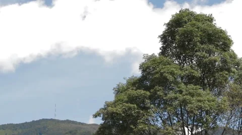 Low Angle Shot of Bogota's Eastern Mountains Stock Footage 42268054