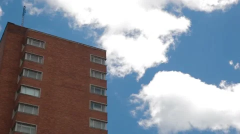 Low Angle Shot of Bogota's International Center Stock Footage 42267686