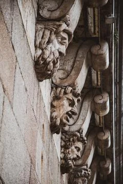 Low angle shot of a bridge in Paris 写真素材