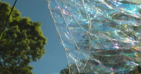 Low angle shot of bubble net trails in super slow motion Stock Footage 154845087