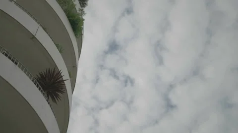 Low-angle shot of building against sky Video stock 342925387