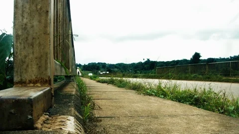 Low angle shot of a car Stock Footage 90536675