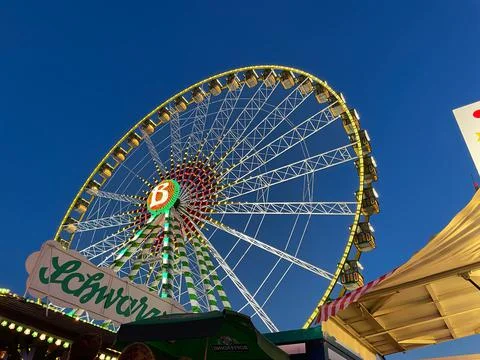 Low-angle shot of the devil's eye attraction in Luxembourg Stock Photos