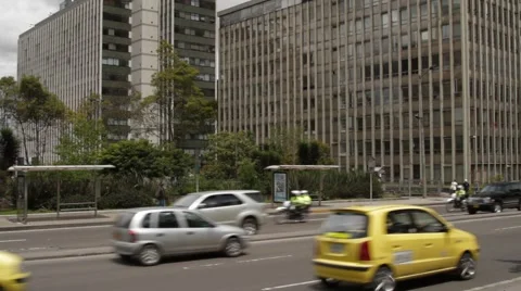 Low Angle Shot of the Ecopetrol's Complex Stock Footage 42269501