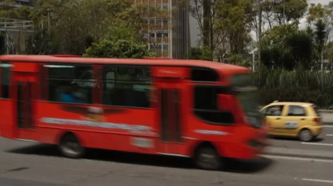 Low Angle Shot of the main building on Ecopetrol's  Complex Stock Footage 42269383