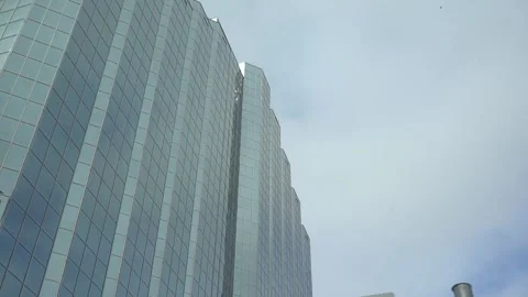 Low Angle Shot of Modern Architecture in Downtown Oklahoma City Stock-Footage 157507939