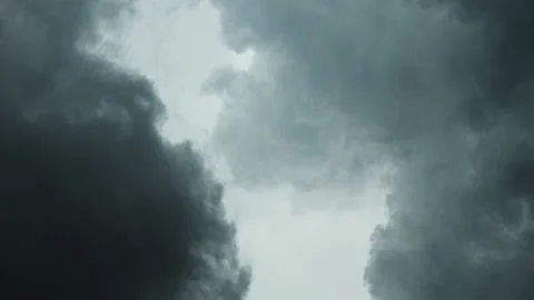 Low angle Shot of rain cloud  . weather change Stock-Footage 157956843