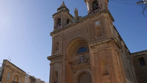 Low angle shot of Saint Peter cathedral under the blue sky Stock Footage 90312744