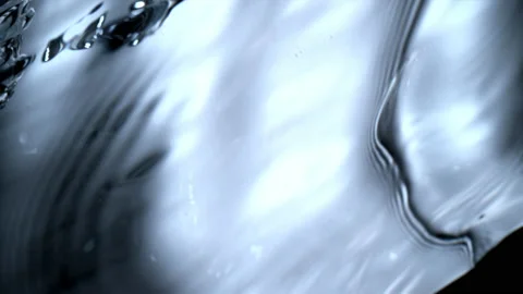 Low Angle Slo-Mo Macro Water Splash 스톡 동영상 137776949