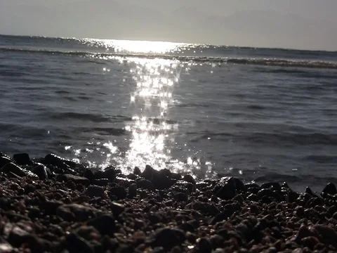 Low angle sunrise water Stock Footage 71476255