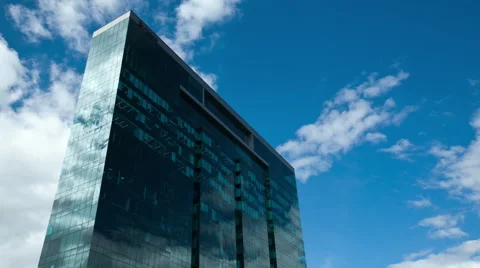 Low angle timelapse of the Pacific Rubiales Energy Tower Stock Footage 41895356