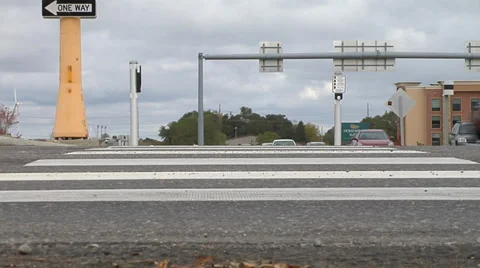 Low Angle Traffic Stock Footage 33517654