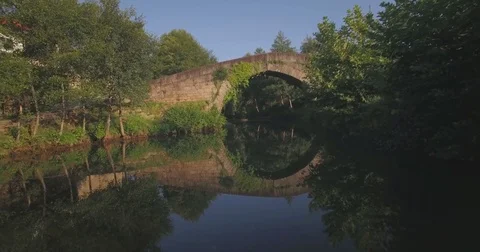 Low Angle Travelling River Shot Stock Footage 82669979