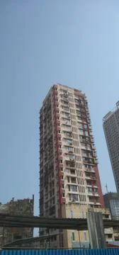 Low angle view against the sky with building Stock Photos
