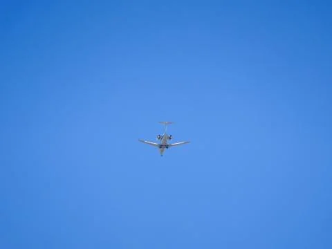 Low angle view of airplane Stock Photos