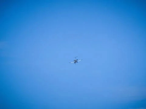 Low angle view of airplane Stock Photos
