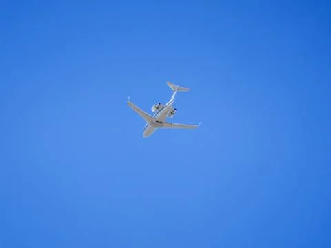 Low angle view of airplane Foto stock