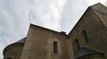 Low angle view ancient architecture with roof of Brunswick cathedral Photo
