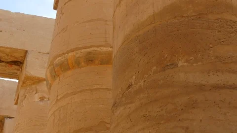 Low Angle View of Ancient Ruins Stock Footage 129231695