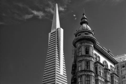 Low angle view of buildings Stock Photos