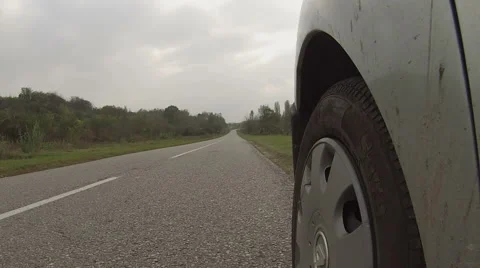 Low angle view of car Видео 45871853