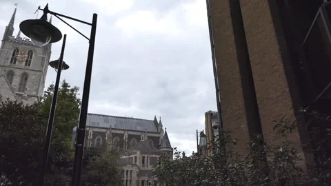 A low angle view of a clock tower. Stock Footage 111497835