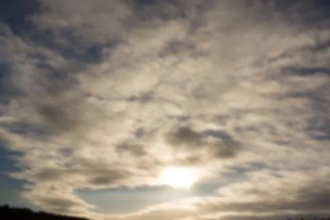 Low angle view of cloudscape during sunset Stock Photos