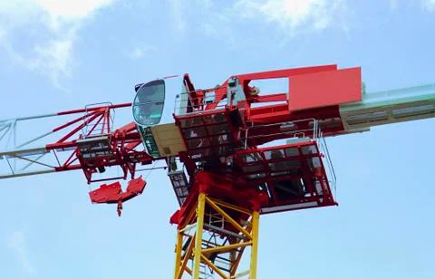 Low angle view of a crane, Paris, France 写真素材
