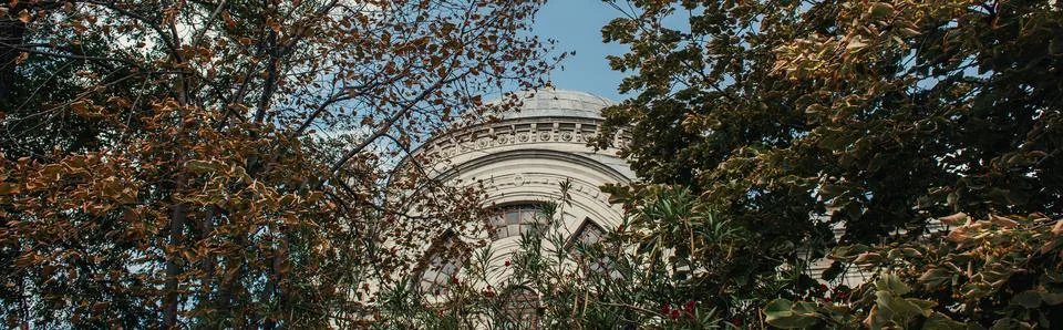 Low angle view facade islamic Stock Photos