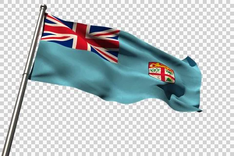 Low angle view of Fiji flag イラスト素材