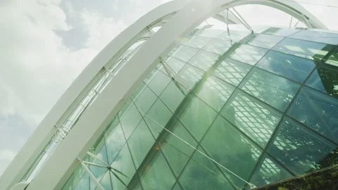 Low angle view of the Flower Dome, Singapore 動画素材 218516081