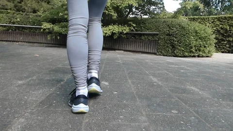Low angle view of girl walking Stock Footage 276351552