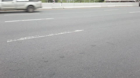 Low angle view . Highway Stock Footage 202244657