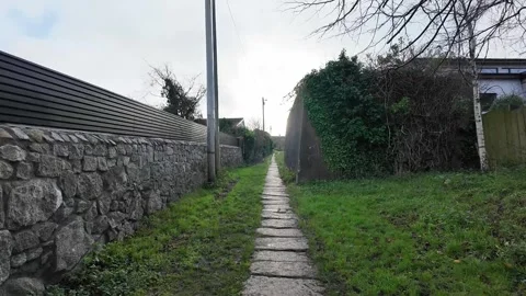 Low Angle View Of Killiney Hill Obelisk Against Blue Sky Vidéo 327624927