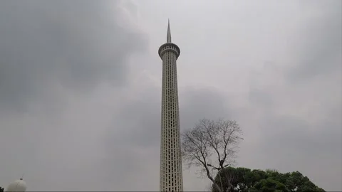 Low Angle View, Minaret Tower, Istiqlal Mosque, Jakarta, Java, Indonesia 库存影片 313149563
