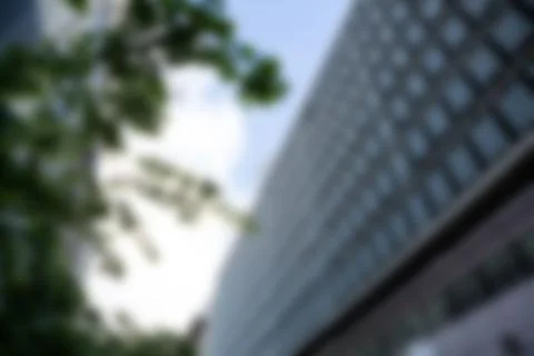 Low angle view of modern building in city Ilustración de archivo