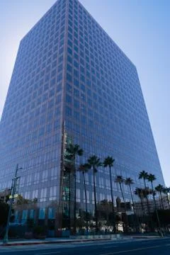 Low Angle View Of Modern Building Against Sky Stock Photos